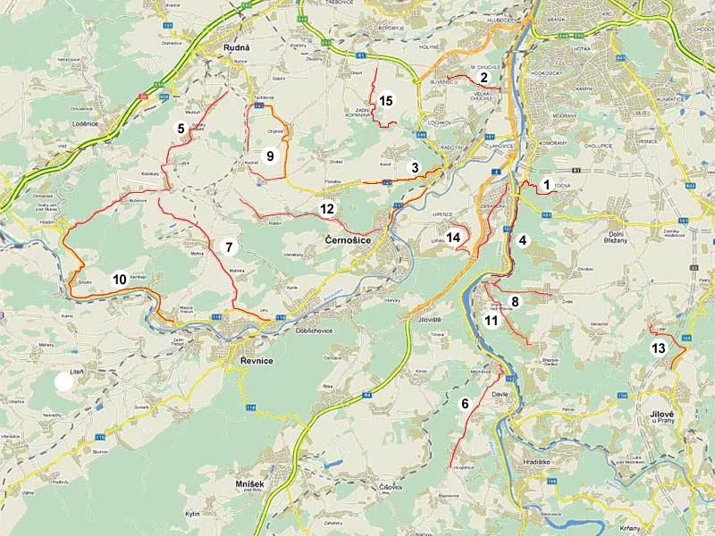 mapa TT2009