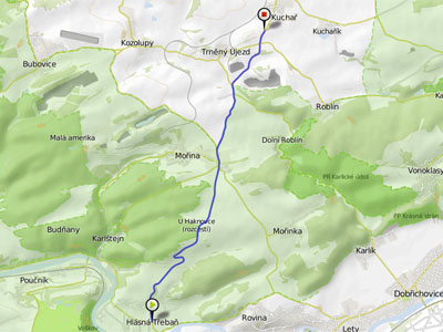 Detailn mapa - klikni zde