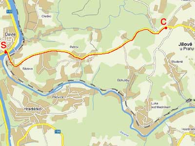 Detailn� mapa - klikni zde